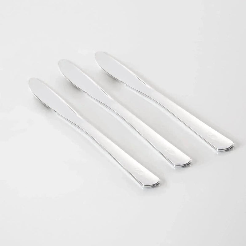 Classic Flatware Knives Classic Design Silver Plastic Knives | 20 Knives