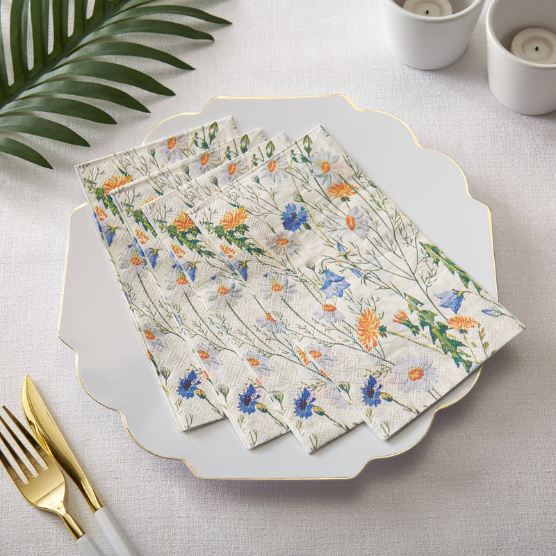 thumbnail image 2 of Palm Leaf Paper Cocktail Napkins - Luxe Party – Luxe Party NYC 2 of 11