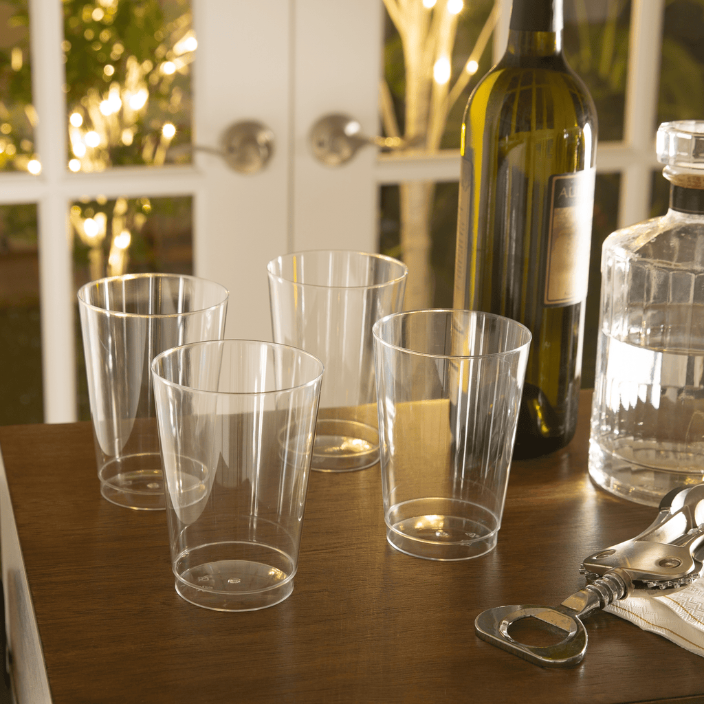 Luxe Tumblers Tumblers Luxe 12 Oz Clear Plastic Cups | 20 Cups
