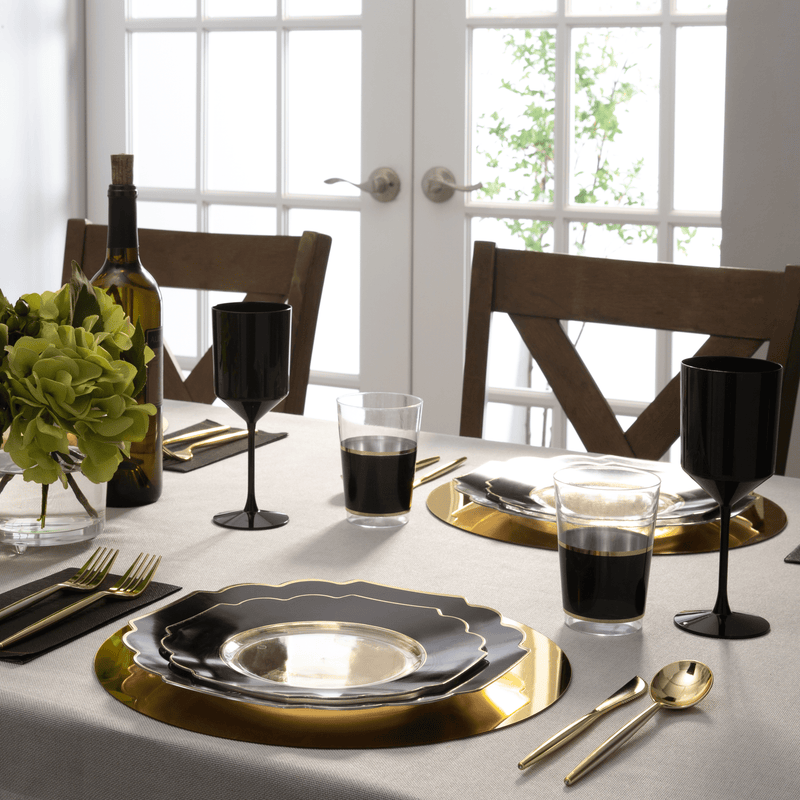 Gold disposable plates cheap