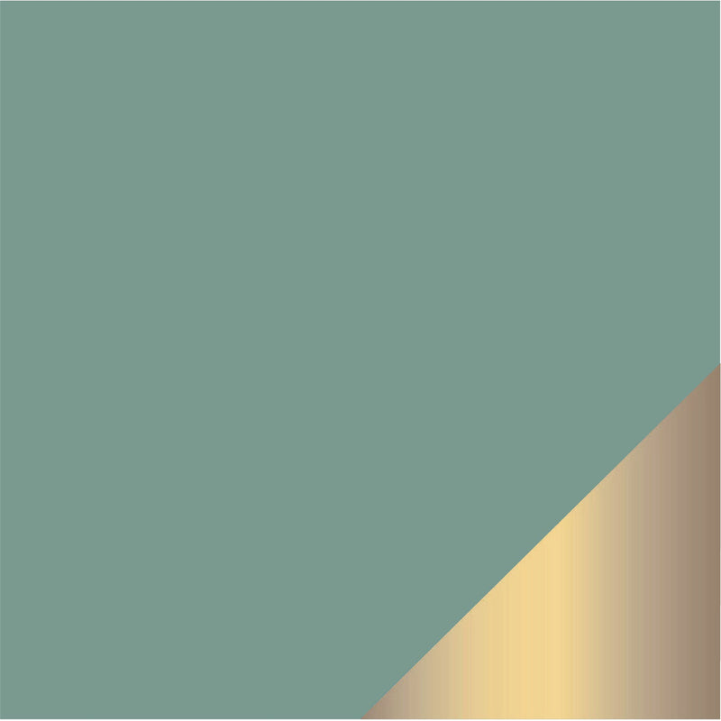 Transparent Green and Gold Disposable Tableware 