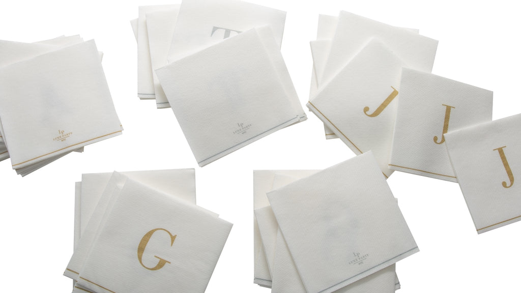 English Beverage Napkins | Luxe Party NYC