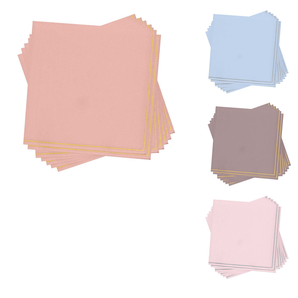 Solid Color Cocktail Napkins | Luxe Party NYC
