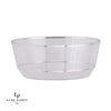 Accent Bowls Soup Bowls 14 Oz. Round Clear • Silver Glitter Plastic Bowls | 10 Pack