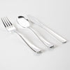 Classic Flatware Cutlery Sets Silver Plastic Cutlery Combo Set | 36 Pieces