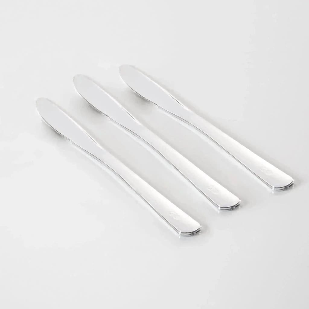 Classic Flatware Knives Classic Design Silver Plastic Knives | 20 Knives