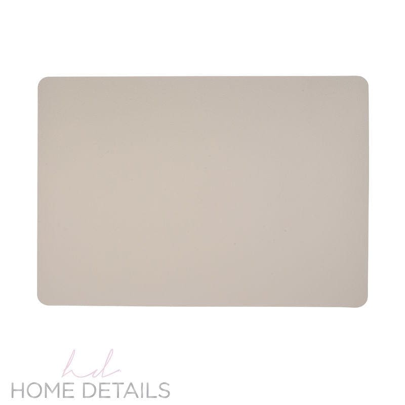 Leather Placemat Placemats Home Details Faux Leather Double Sided Placemat in Ivory