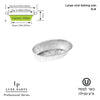 Luxe Party Chargers 50pk Aluminum foil Oval Roaster 73g
