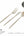 Luxe Party Cutlery Set Matrix Linen Plastic Cutlery Set | 30 Pieces