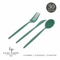 Matrix Sage Plastic Cutlery Set | 30 Pieces
