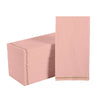 Luxe Party Napkins 16 Dinner Napkins - 4.25" x 7.75" Coral with Gold Stripe Guest Paper Napkins | 16 Napkins
