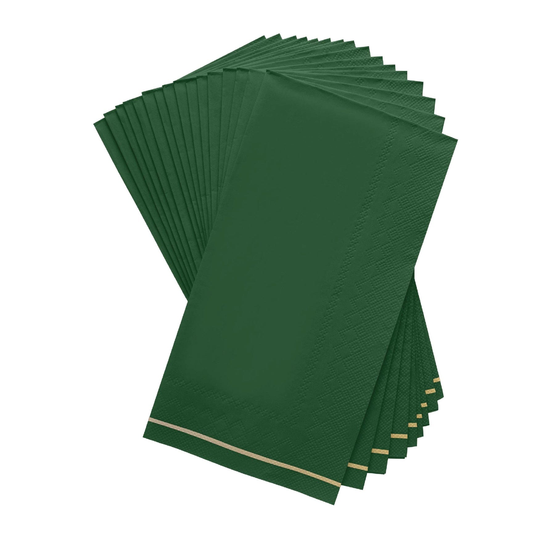 Efavormart 5 Pack Hunter Emerald Green Striped Satin Cloth Napkins,  Wrinkle-Free Reusable Dinner Napkins - 20x20 For Wedding Party Event  Banquet