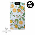 Lemon Paper Dinner Napkins | 40 Napkins