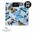 Butterfly Paper Cocktail Napkins | 50 Napkins