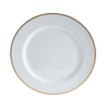Luxe Party NYC Chargers White and Gold Plastic Charger Plate | 1 Charger