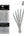 Luxe Party NYC Knives Venetian Design Silver Plastic Knives | 20 Knives