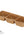 Luxe Party NYC Luxe Party 3 Section Square Divided Snack Dish Oak Color 10.2x3.6x1.75