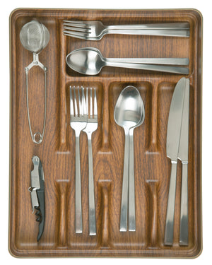 Luxe Party NYC Luxe Party Cutlery Tray 5 Compartment Kitchen Drawer Silverware Organizer