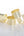 Luxe Party NYC Napkin Rings Gold Hammered Metal Napkin Ring  | 4 Napkin Rings