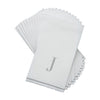 Luxe Party NYC Napkins 14 Guest Napkins - 4.25" x 7.75" Letter J Silver Monogram Paper Disposable Dinner Napkins | 14 Napkins