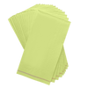 Luxe Party NYC Napkins 16 Dinner Napkins - 4.25" x 7.75" Lime with Gold Stripe Guest Paper Napkins | 16 Napkins