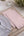 Luxe Party NYC Napkins 16 Dinner Napkins Blush with Silver Stripe Guest Paper Napkins | 16 Napkins