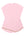 Luxe Party NYC Napkins 16 Dinner Napkins Blush with Silver Stripe Guest Paper Napkins | 16 Napkins