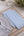 Luxe Party NYC Napkins 16 Dinner Napkins Ice Blue with Silver Stripe Guest Paper Napkins | 16 Napkins