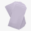 Luxe Party NYC Napkins 16 Dinner Napkins Lavender with Silver Stripe Guest Paper Napkins | 16 Napkins