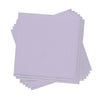 Luxe Party NYC Napkins 20 Beverage Napkins - 5" x 5" Lavender with Silver Stripe Paper Cocktail Napkins | 20 Napkins