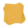 Luxe Party NYC Napkins 20 Beverage Napkins - 5" x 5" Yellow with Gold Stripe Paper Cocktail Napkins | 20 Napkins