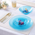 Transplant Ocean Teal Disposable Party Bowl Set | 12 Pack