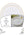 Luxe Party NYC Plastic Plates 16 Dinner and 16 Salad Plates Round Walled White and Gold Plastic Plates Set | 32 Pack