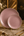 Luxe Party NYC Plastic Plates Round Mauve and Gold Plastic Plates | 10 Pack