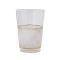 Marble and Gold Plastic Cups | 10 Cups