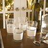 Luxe Party NYC Tumblers Silver • White Plastic Cups | 10 Cups