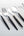 Luxe Party NYC Two Tone Cutlery Black • Silver Plastic Cutlery Set | 32 Pieces