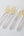 Luxe Party NYC Two Tone Cutlery Neo Classic White • Gold Plastic Cutlery Set | 32 Pieces