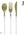 Luxe Party NYC Two Tone Cutlery Neo Classic White • Gold Plastic Cutlery Set | 32 Pieces