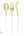 Luxe Party NYC Two Tone Cutlery White • Gold Plastic Cutlery Set | 32 Pieces
