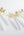 Luxe Party NYC Two Tone Mini 20 Mini Forks Clear and Gold Plastic Mini Forks | 20 Forks