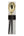 Luxe Party NYC Two Tone Serving 1 Spoon 1 Fork Black /  Gold Plastic Serving Forks • Spoons Set