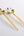 Luxe Party NYC Two Tone Serving 1 Spoon 1 Fork Gold Glitter Plastic Serving Fork • Spoon Set