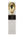 Luxe Party NYC Two Tone Serving 1 Spoon 1 Fork White /  Gold Plastic Serving Fork • Spoon Set