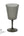 Luxe Party NYC Wine Cups 13 Oz Deluxe Smoke  Ribbed  Wine Goblet - 4 pk