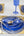Luxe Party NYC Wine Cups Round Transparent Blue Plastic Wine Cups | 4 Cups