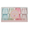 Upscale RIBBED Assorted 12 Oz. Plastic Goblets | 8 Cups