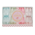 Upscale Round Assorted 12 Oz. Plastic Wine Goblets | 8 Cups