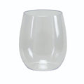 Upscale Round Clear 16 Oz. Plastic Wine Goblets | 6 Cups