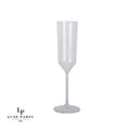 Upscale Round Clear Plastic Flute Cups | 4 Cups
